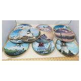 VINTAGE / LIGHT HOUSE COLLECTOR PLATES  / 10 PCS