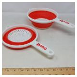 NEW 2 RAGU COLLAPSIBLE STRAINERS 13X8