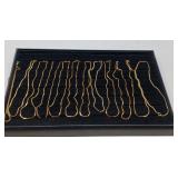 JEWELRY / CHAINS / NEW / 'GOLD' TONE / 12 PCS
