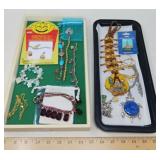 JEWELRY MIX W/ HANDCRAFTED  NECKLACE+