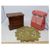 FISHER PRICE PURSE PLAYHOUSE + DOLLHOUSE DRESSER