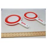 NEW - 2 RAGU COLAPSIBLE STRAINERS / 8 X 13