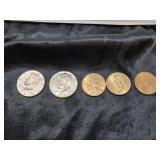 U S COINS LOT / 5 COINS