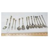 VINTAGE ITALIAN HORS D'OEUVRES FLATWARE / 13 PCS