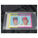 1975 TOPPS NOLAN RYAN  STEVE CARLTON BASEBALL CARD