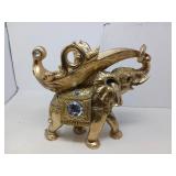 NEW THAI ELEPHANT STATUE 10' X 11' RESIN