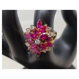 JEWELRY  RING / MARKED .925 SILVER