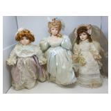3 / AGED BEAUTIES / COLLECTIBLE DOLLS '