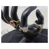 JEWELRY RINGS / 3 PCS