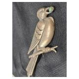 JEWELRY / MEXICAN SILVER BIRD PIN