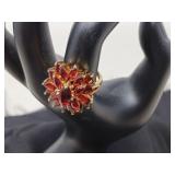 JEWELRY PIECE / .925 SILVER RING W/ STONES