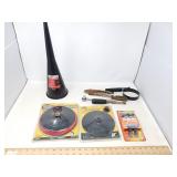 NEW & PRE-OWNED TOOLS, SANDING BACKING PADS ETC...