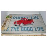 NEW COUNTRY LIFE DOORMAT 30' X 17.7'