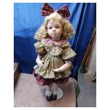 COLLECTIBLE VINTAGE DOLL / APPROX:  26' TALL