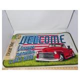 NEW / DOOR MAT / WELCOME THEME