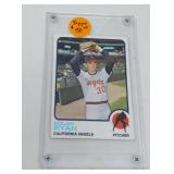 1973 TOPPS NOLAN RYAN BASEBALL CARD IN HARD CASE