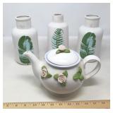 CERAMIC  / STONEWARE LOT / 4 PCS