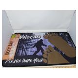 NEW / DOOR MAT / BIG FOOT THEME - SASQUATCH