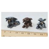 STEAMPUNK STYLE DRAGONS LOT / 3 PCS