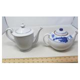 DECORATIVE TEA POTS / 2 PCS