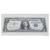 SERIES 1957  U S SILVER CERTIFICATE DOLLAR BILL