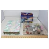 MIXED LOT /  STATIONARY BOX W/ CONTENTS / PLUS