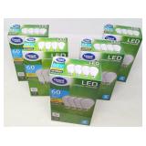 LED LIGHT BULBS LOT / 5 PACKS / SOFT WHITE/ NEW