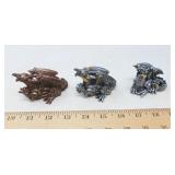 MINI DRAGON FIGURES / DECOR / 3 PCS