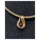 JEWELRY- .925 17' NECKLACE AND .925 PENDANT