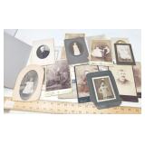 ANTIQUE PHOTOGRAPHS 16PCS