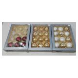 CHRISTMAS TREE ORNAMENTS / 3 PCKS