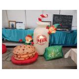 MILK & COOKIES 4 SANTA / INFLATABLE OUTDOOR DECOR