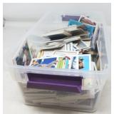 PLASTIC SHOE BOX SIZE / BASEBALL TRADING CARDS