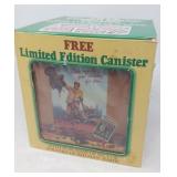 VINTAGE PROMOTIONAL TIN / ORIGINAL BOX