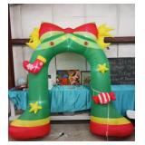 HOLIDAY INFLATABLE YARD DECOR 96X108X30 ARCH