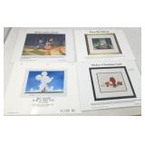 DISNEY MEMORABILIA / PORTFOLIO PRINTS / 4 PCS