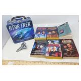 9 STAR TREK BOOKS AND LUNCH BOX