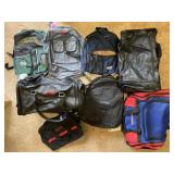 Lot of Backpacks and Bags