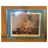 Framed Print The Battle of Trafalgar