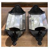 Mirrored Candle Holders
