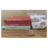 Coin Books, Empty Holders, Souvenir Penny