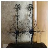 Wrought Iron Candle Holders