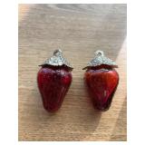 Strawberry Salt and Pepper Shakers