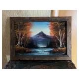 Framed Velvet Mountain Print