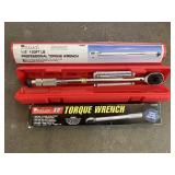 Pittsburgh 3/8 and 1/2in Torque Wrenches