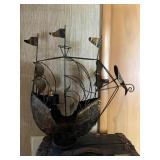 Metal Ship Lamp