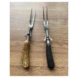 False Antler Carving Forks