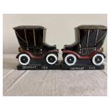 Chevrolet 1913 Ceramic Book Ends