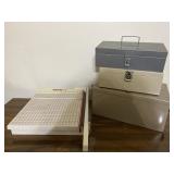 Paper Cutter and Metal Boxes