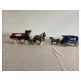 Horse Drawn Carriage Coin Banks